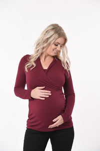 Thumbnail for Cocowrap Maternity & Nursing Top (Final Sale) Top from Meamama maternity online store brisbane sydney perth australia