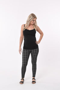 Thumbnail for Houndstooth Maternity Leggings (Final Sale) Leggings from Meamama maternity online store brisbane sydney perth australia