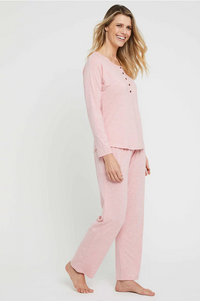 Organic Bamboo Long Sleeve Nursing Henley Top Nursing Top from Bamboo Body maternity store australia