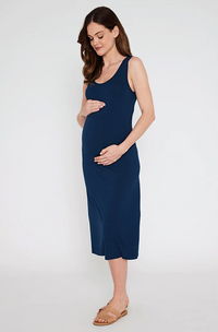 Thumbnail for Organic Bamboo Maternity Tank Dress Dress from Bamboo Body maternity online store brisbane sydney perth australia
