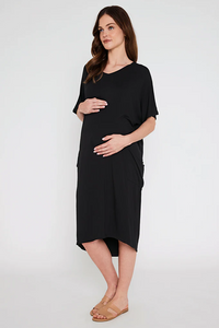 Thumbnail for Organic Bamboo Samara Maternity Dress Dress from Bamboo Body maternity online store brisbane sydney perth australia