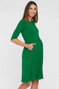 Thumbnail for Organic Bamboo 3/4 Sleeve Beth Maternity Dress  from Bamboo Body maternity online store brisbane sydney perth australia