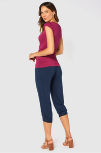 Thumbnail for Organic Bamboo Summer Slouch Maternity Pant Pants from Bamboo Body maternity online store brisbane sydney perth australia