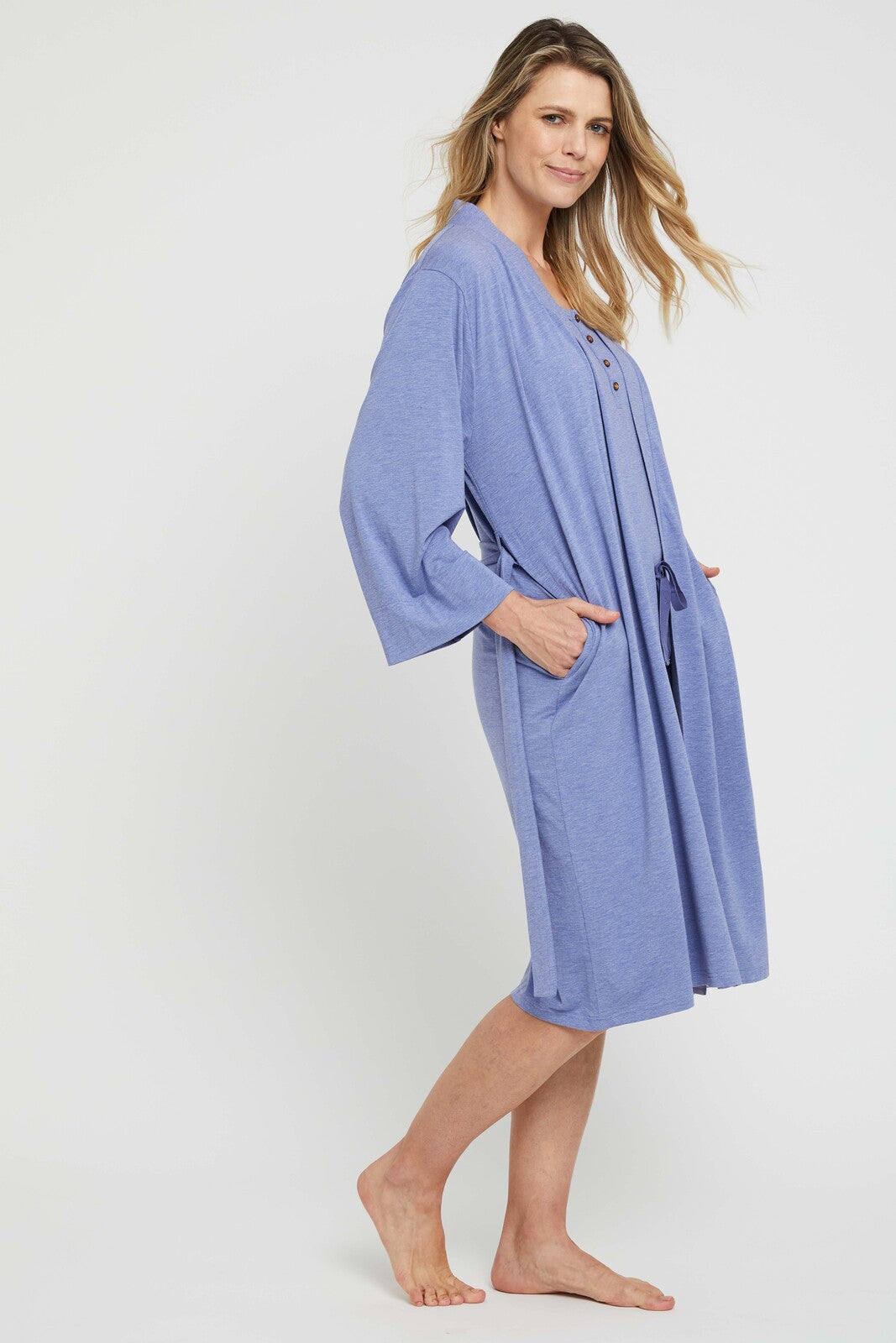 Organic Bamboo Sleepwear Robe Robe from Bamboo Body maternity online store brisbane sydney perth australia